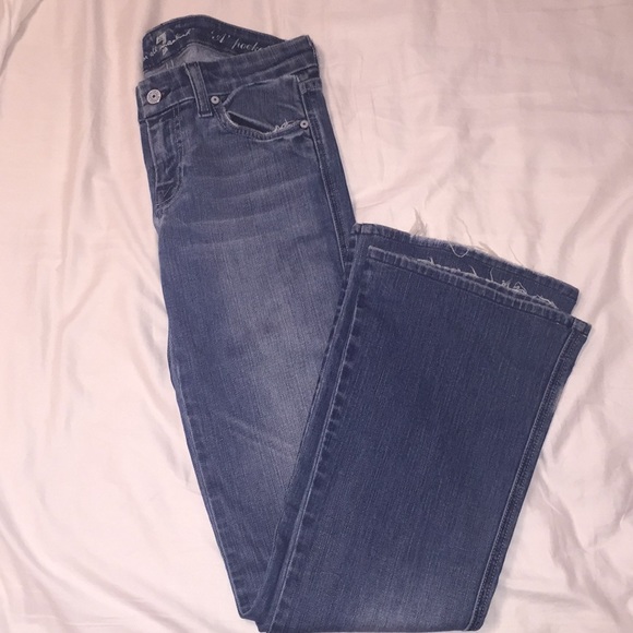 7 for All Mankind bootcut "A pocket" jeans. - Picture 2 of 4